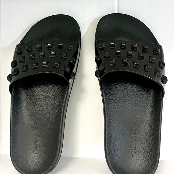 Carmen Sol Black slides size 39 - Picture 2 of 5